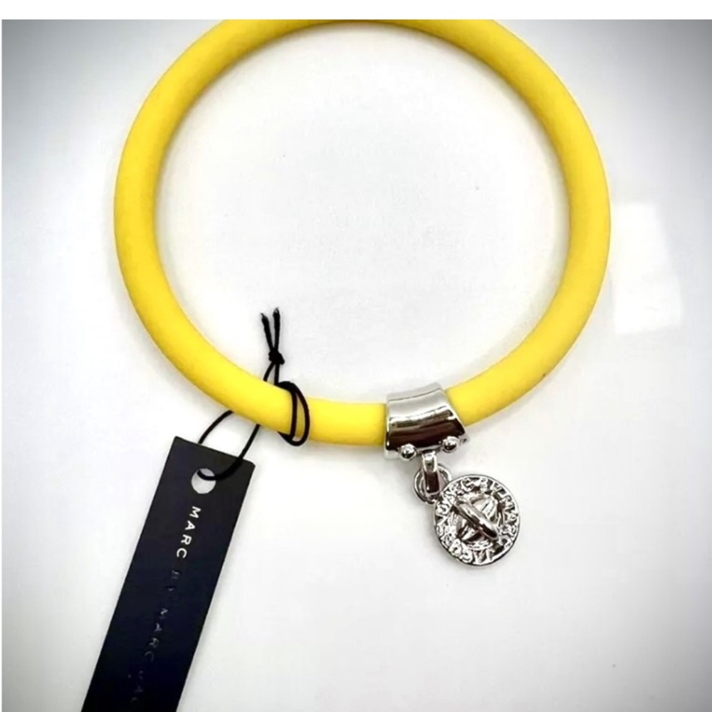Marc by Marc Jacobs Yellow Bracelet with Silver Charm